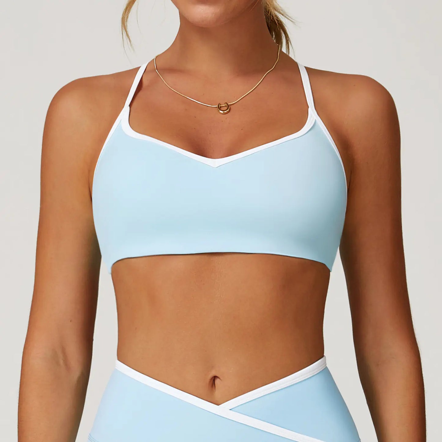 Hollow-Out Yoga Bra